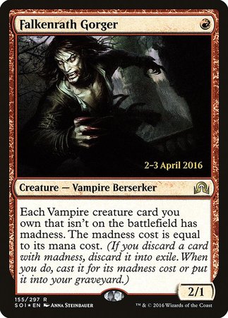 Falkenrath Gorger [Shadows over Innistrad Promos] | GnG Games