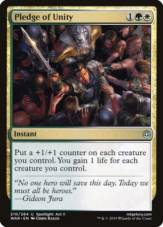 Pledge of Unity [War of the Spark] | GnG Games