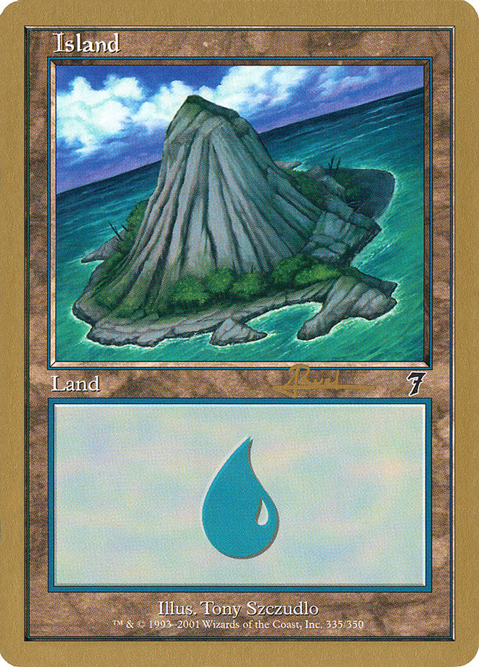 Island (ar335) (Antoine Ruel) [World Championship Decks 2001] | GnG Games