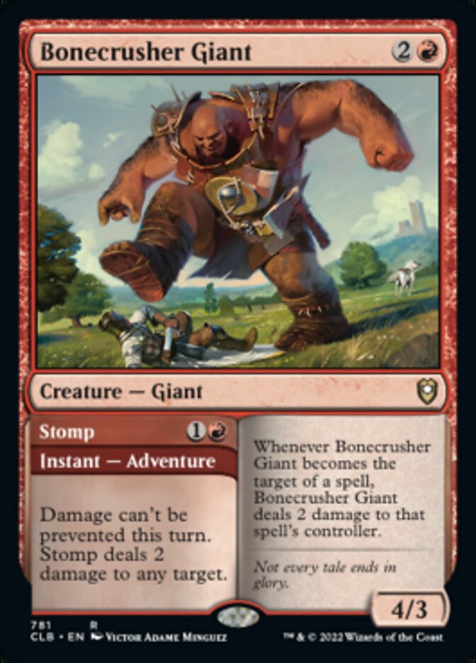 Bonecrusher Giant // Stomp [Commander Legends: Battle for Baldur's Gate] | GnG Games