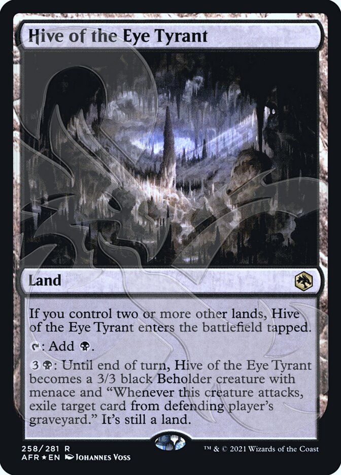 Hive of the Eye Tyrant (Ampersand Promo) [Dungeons & Dragons: Adventures in the Forgotten Realms Promos] | GnG Games