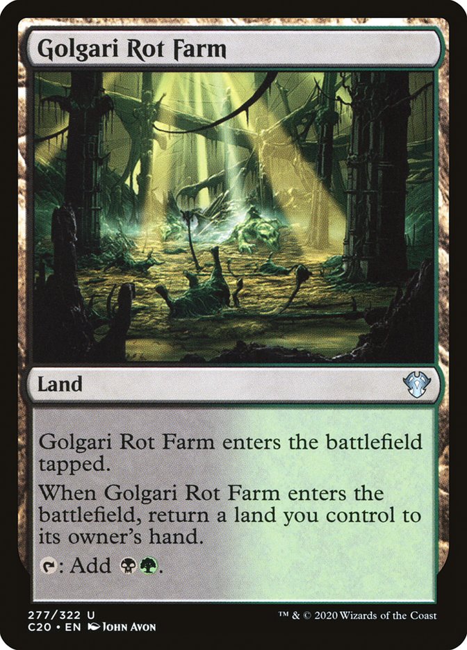 Golgari Rot Farm [Commander 2020] | GnG Games