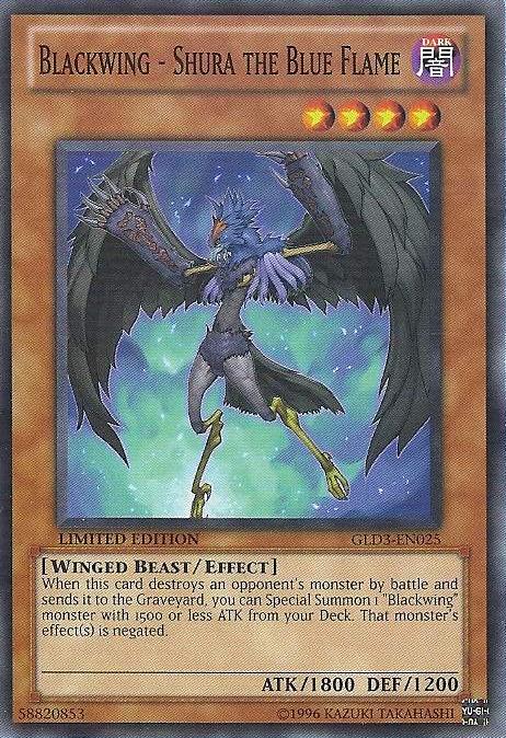 Blackwing - Shura the Blue Flame [GLD3-EN025] Common | GnG Games