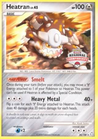 Heatran (30/146) (Regional Championships) [Diamond & Pearl: Legends Awakened] | GnG Games