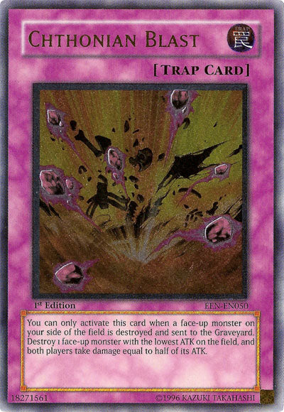 Chthonian Blast [EEN-EN050] Ultimate Rare | GnG Games