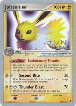 Jolteon ex (109/113) (Flyvees - Jun Hasebe) [World Championships 2007] | GnG Games