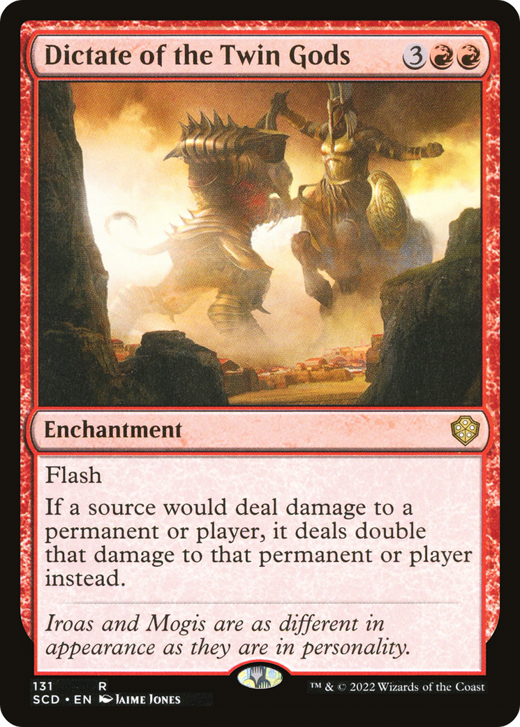 Dictate of the Twin Gods [Starter Commander Decks] | GnG Games