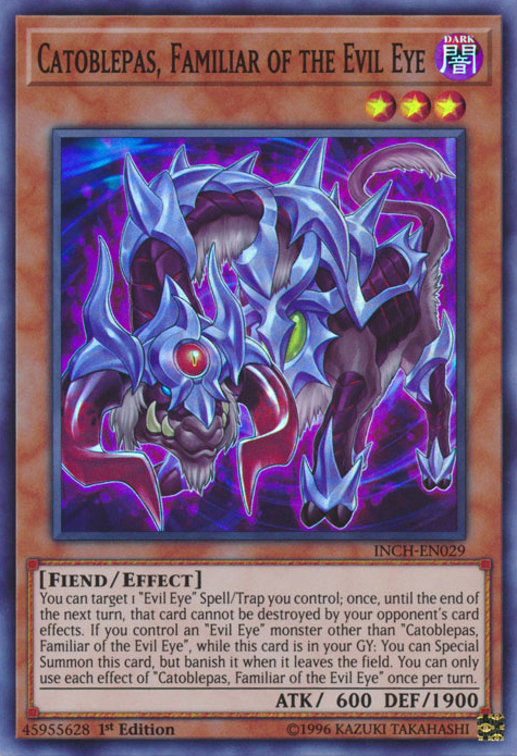 Catoblepas, Familiar of the Evil Eye [INCH-EN029] Super Rare | GnG Games