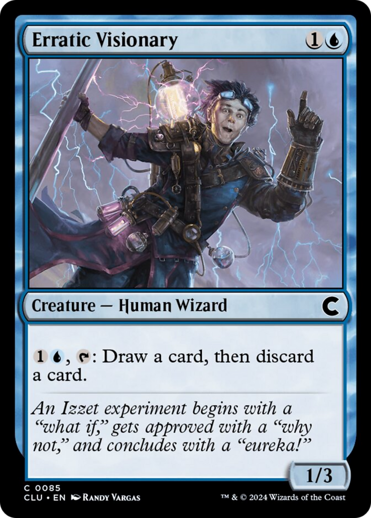 Erratic Visionary [Ravnica: Clue Edition] | GnG Games