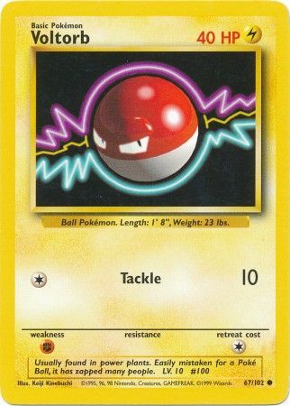 Voltorb (67/102) [Base Set Unlimited] | GnG Games