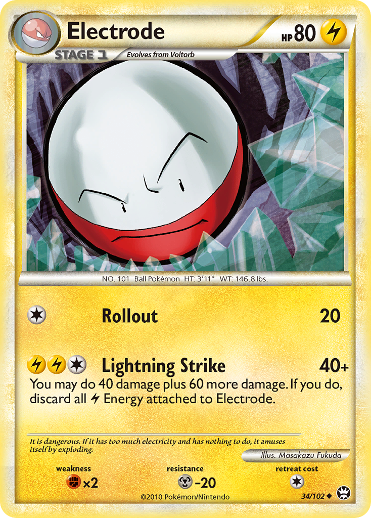 Electrode (34/102) [HeartGold & SoulSilver: Triumphant] | GnG Games