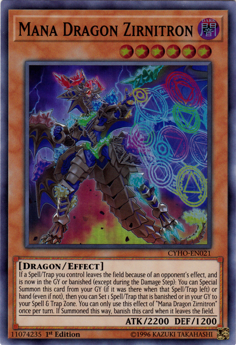 Mana Dragon Zirnitron [CYHO-EN021] Super Rare | GnG Games