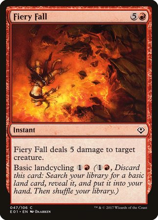Fiery Fall [Archenemy: Nicol Bolas] | GnG Games