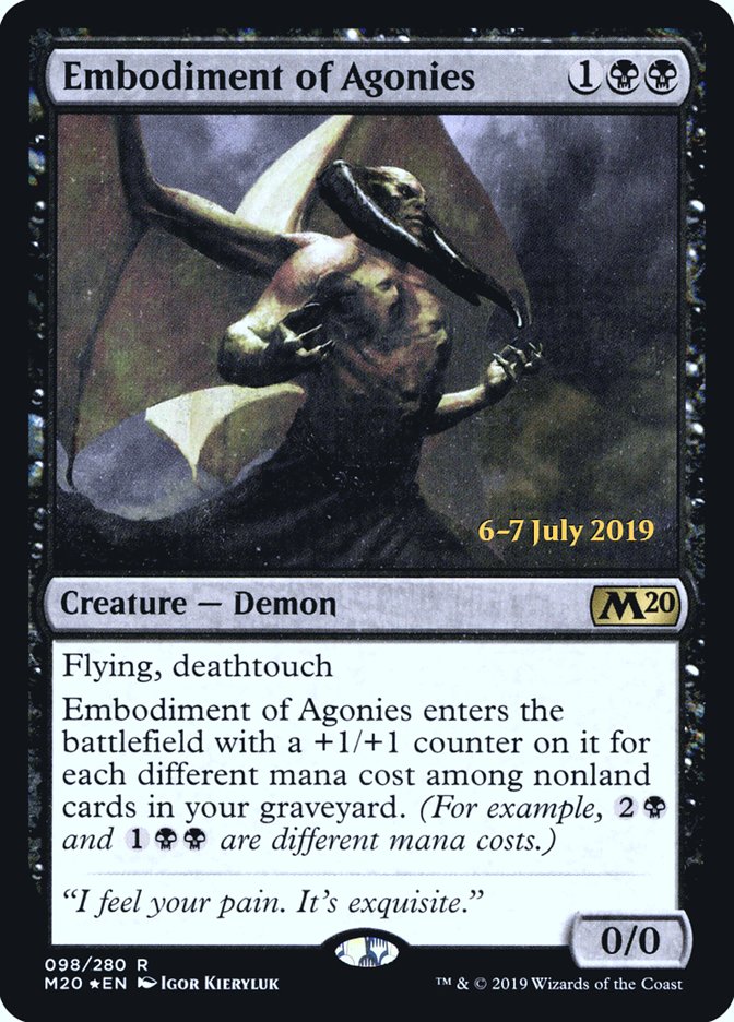 Embodiment of Agonies  [Core Set 2020 Prerelease Promos] | GnG Games