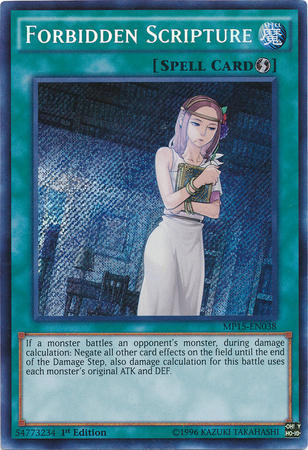 Forbidden Scripture [MP15-EN038] Secret Rare | GnG Games