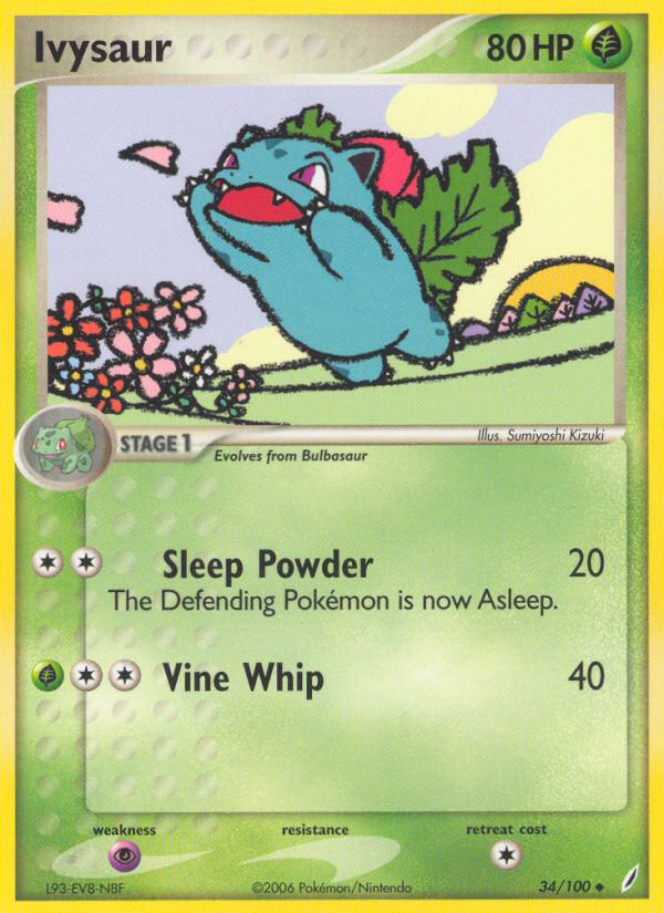 Ivysaur (34/100) [EX: Crystal Guardians] | GnG Games