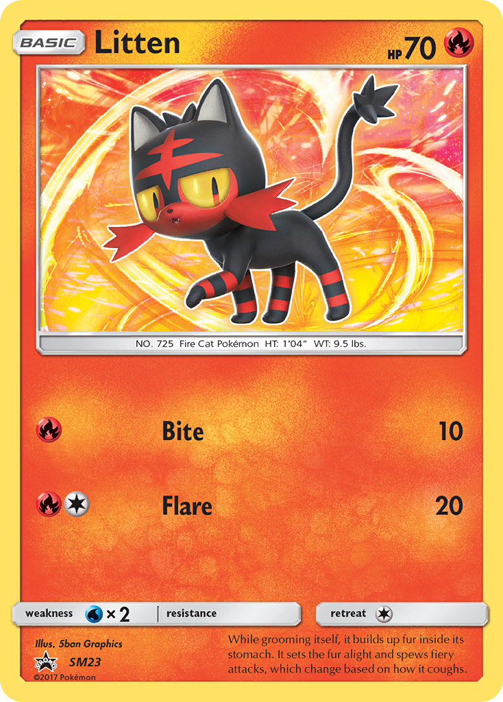 Litten (SM23) [Sun & Moon: Black Star Promos] | GnG Games