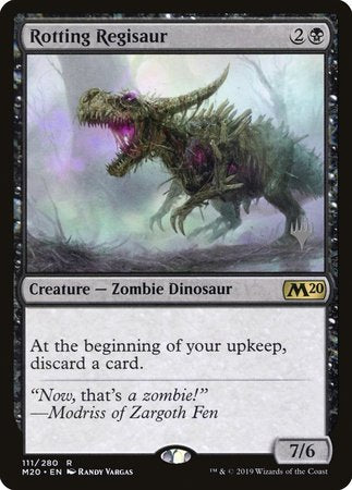 Rotting Regisaur [Core Set 2020 Promos] | GnG Games