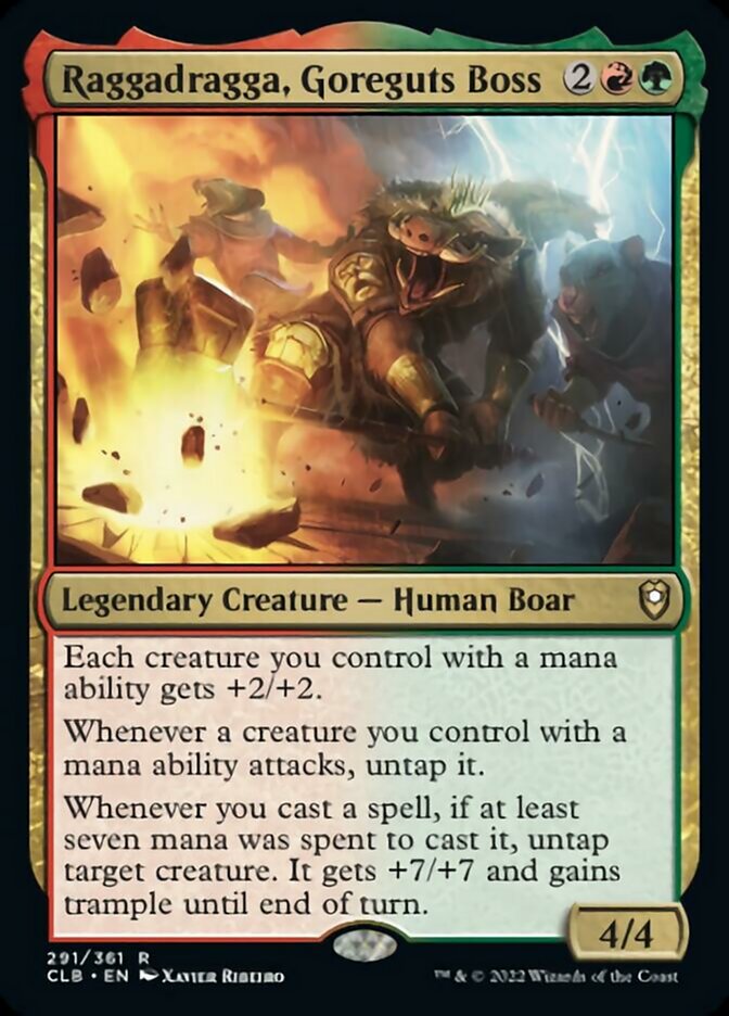 Raggadragga, Goreguts Boss [Commander Legends: Battle for Baldur's Gate] | GnG Games