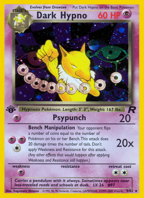 Dark Hypno (9/82) [Team Rocket 1st Edition] | GnG Games