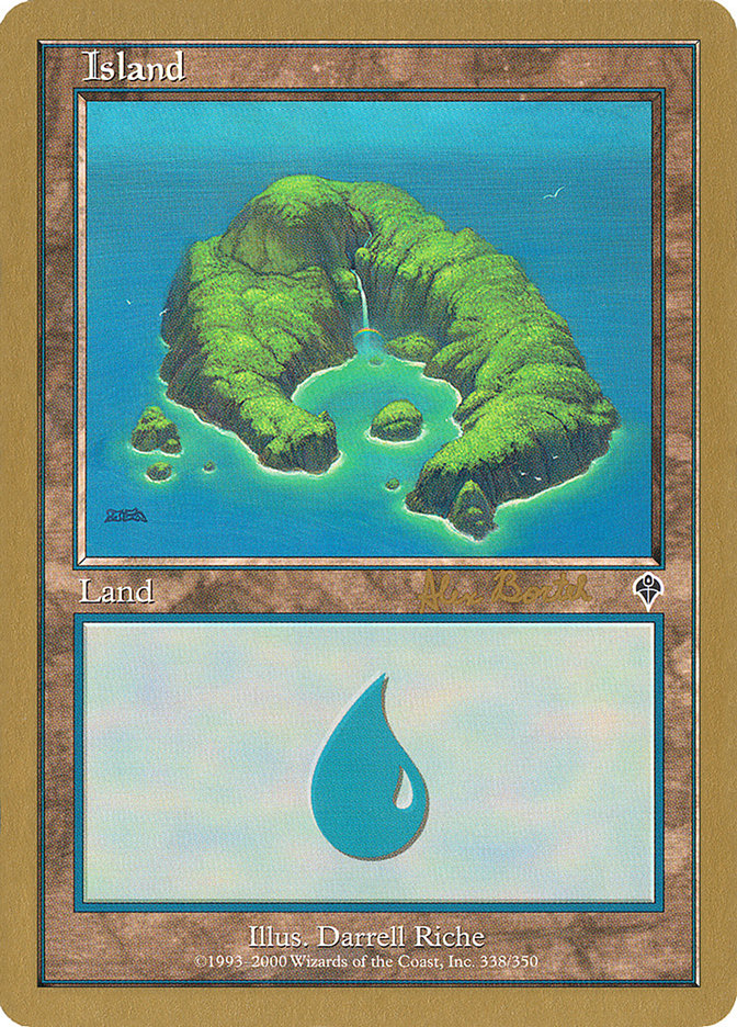 Island (ab338) (Alex Borteh) [World Championship Decks 2001] | GnG Games