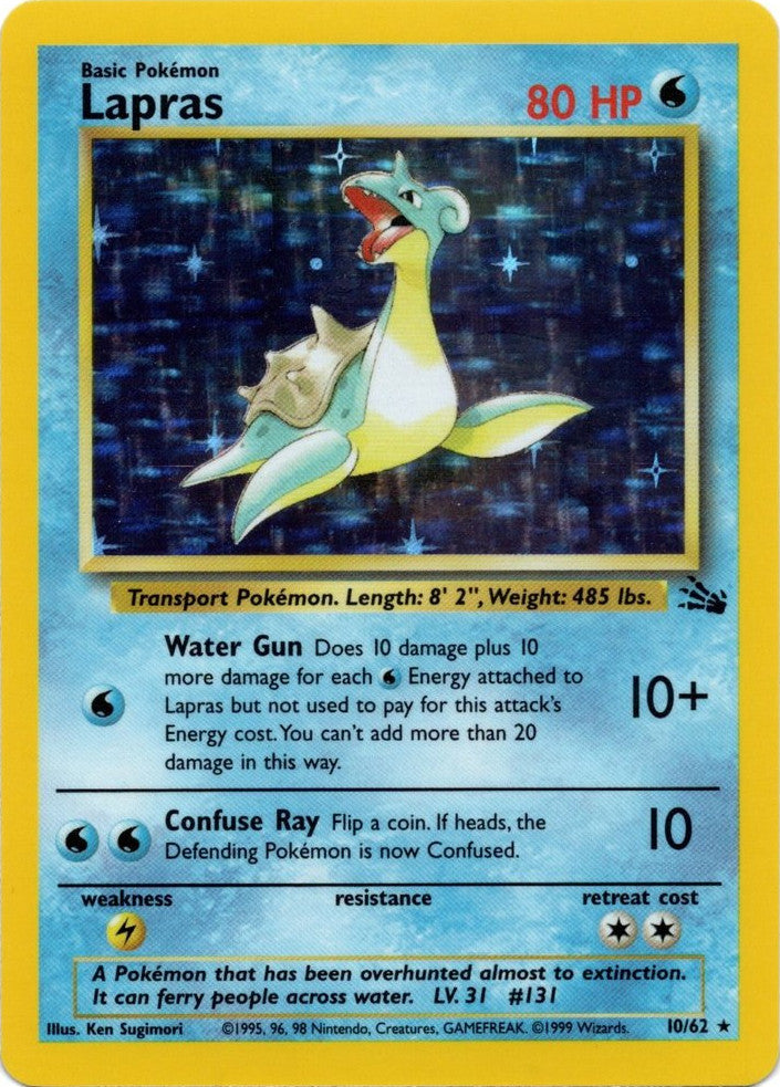 Lapras (10/62) [Fossil Unlimited] | GnG Games