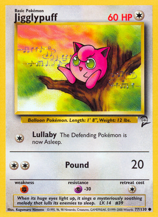 Jigglypuff (77/130) [Base Set 2] | GnG Games