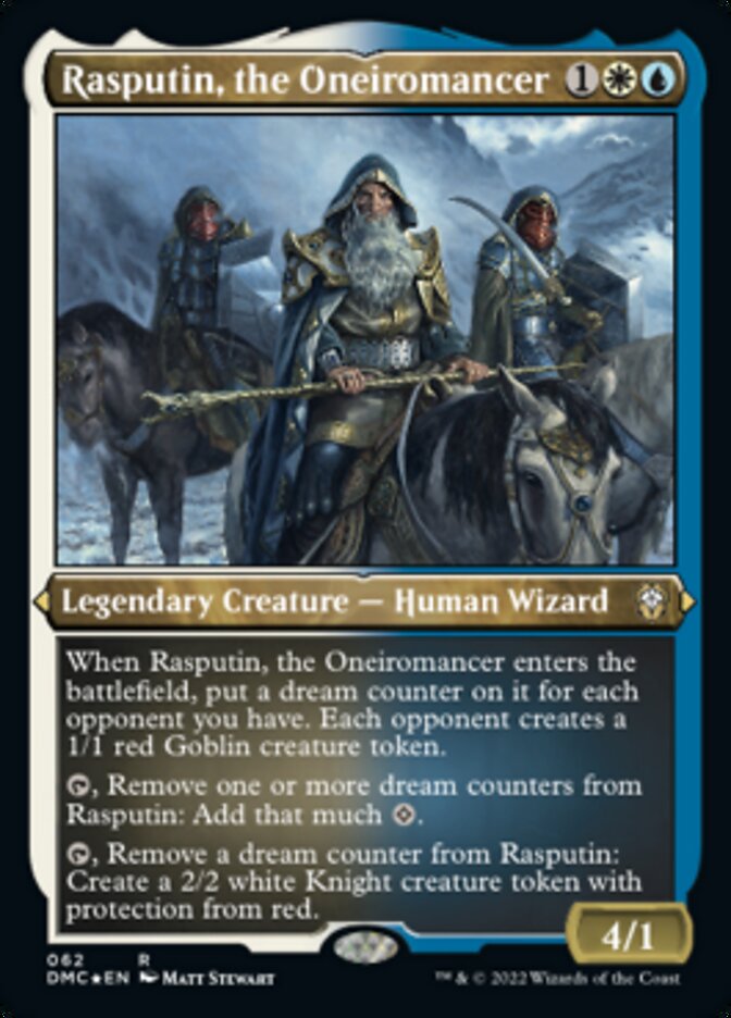 Rasputin, the Oneiromancer (Foil Etched) [Dominaria United Commander] | GnG Games