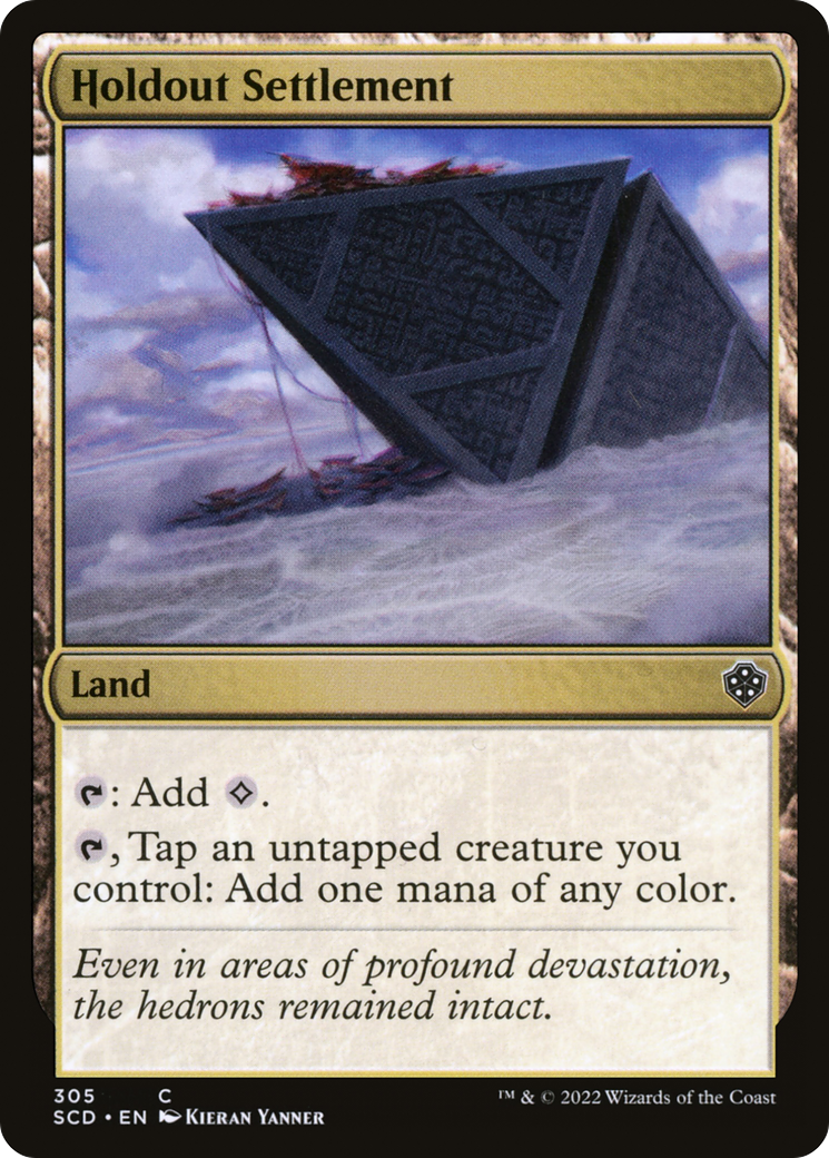 Holdout Settlement [Starter Commander Decks] | GnG Games
