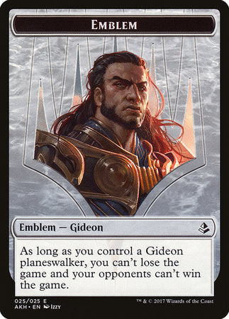 Emblem - Gideon of the Trials [Amonkhet Tokens] | GnG Games