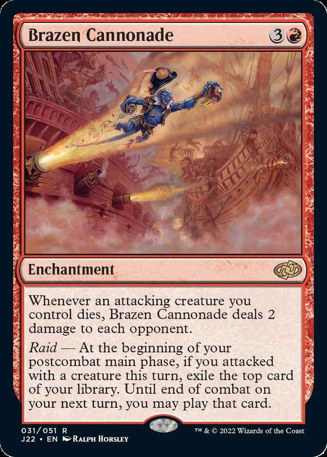 Brazen Cannonade [Jumpstart 2022] | GnG Games