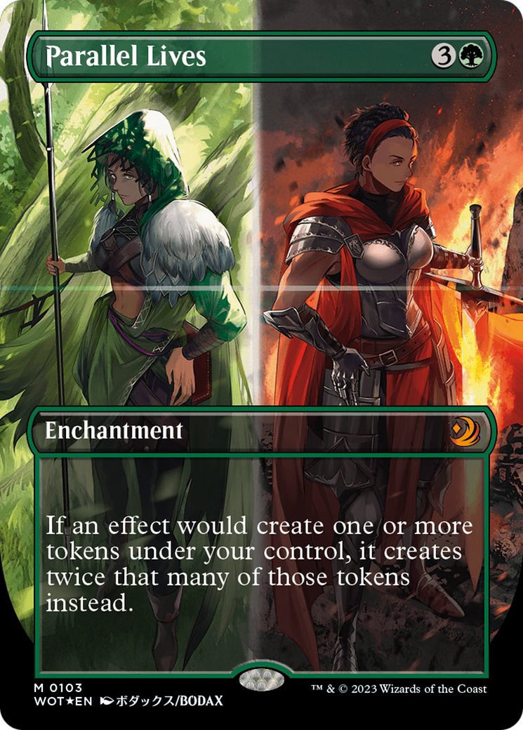 Parallel Lives (Anime Borderless) (Confetti Foil) [Wilds of Eldraine: Enchanting Tales] | GnG Games