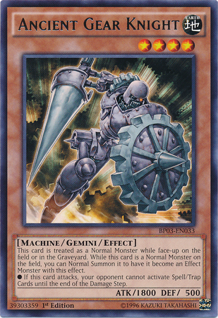 Ancient Gear Knight [BP03-EN033] Rare | GnG Games