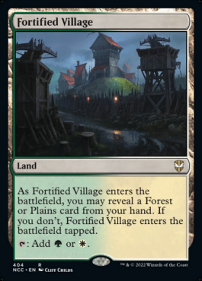 Fortified Village [Streets of New Capenna Commander] | GnG Games