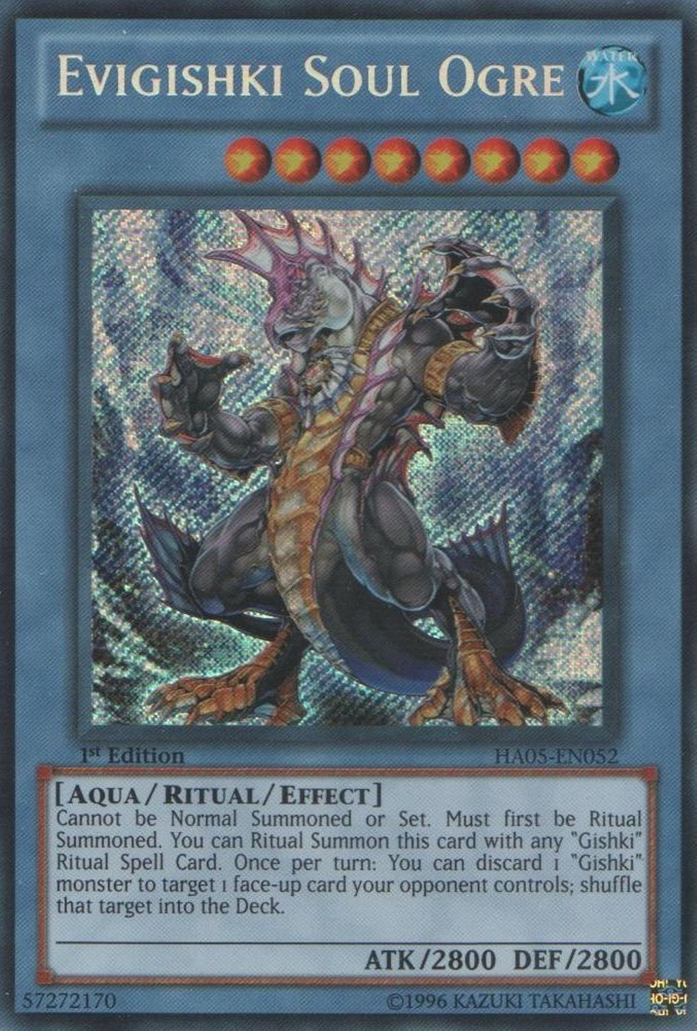 Evigishki Soul Ogre [HA05-EN052] Secret Rare | GnG Games