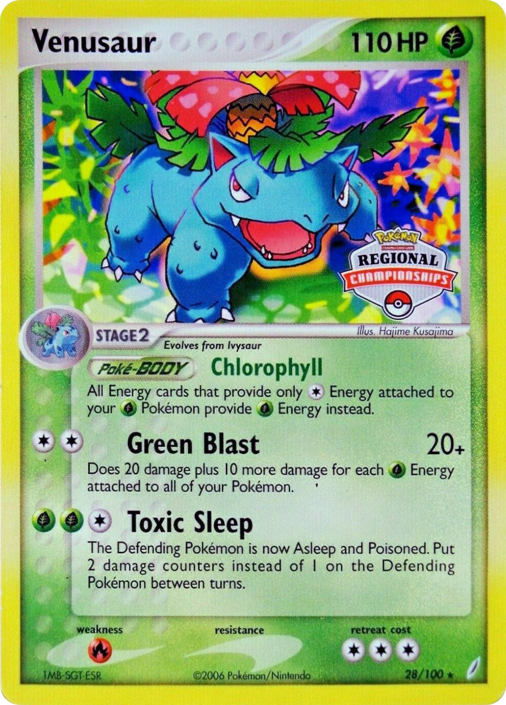 Venusaur (28/100) (Regional Championship Promo) [EX: Crystal Guardians] | GnG Games