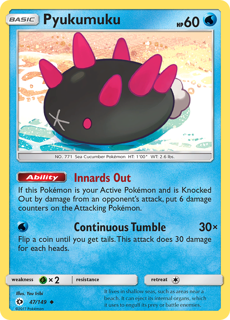 Pyukumuku (47/149) [Sun & Moon: Base Set] | GnG Games