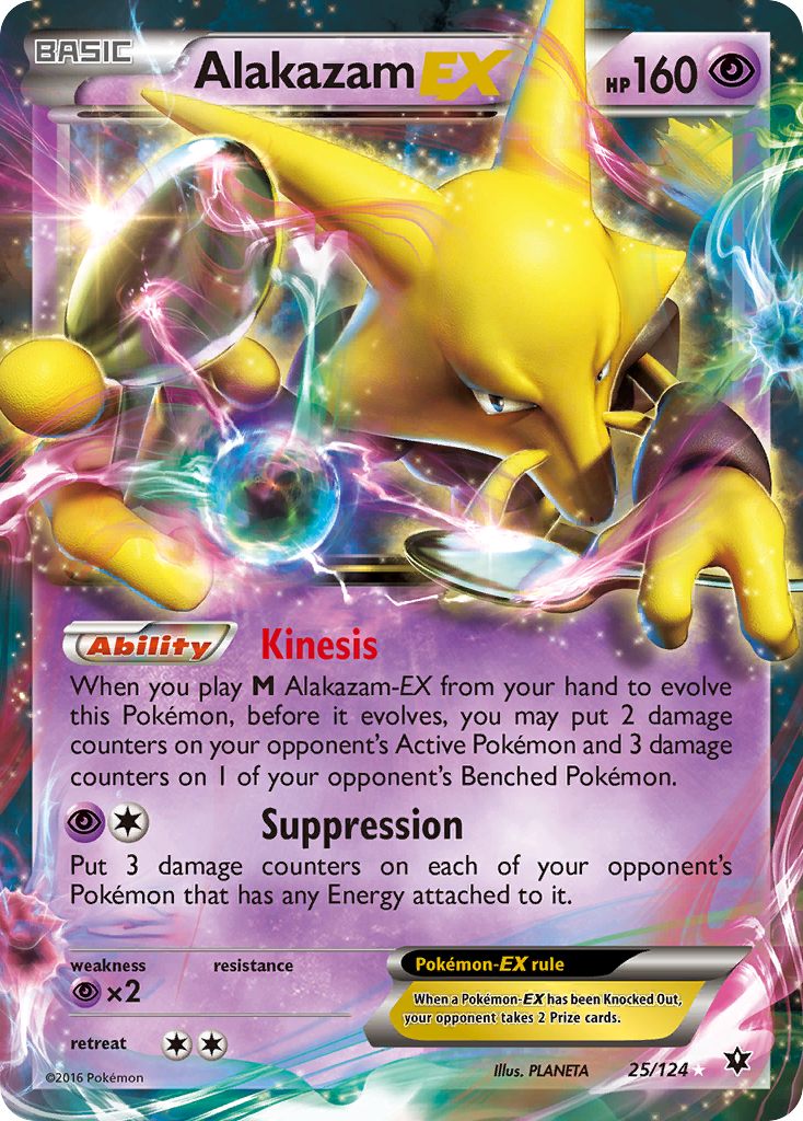 Alakazam EX (25/124) [XY: Fates Collide] | GnG Games