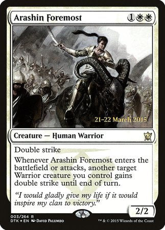 Arashin Foremost [Dragons of Tarkir Promos] | GnG Games