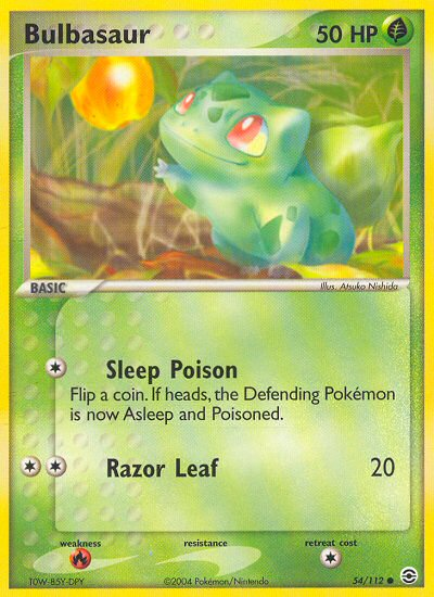 Bulbasaur (54/112) [EX: FireRed & LeafGreen] | GnG Games