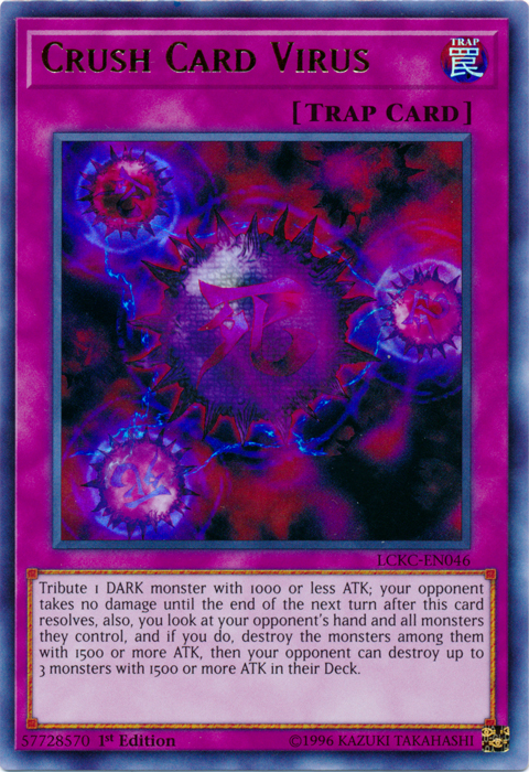 Crush Card Virus (Version 2) [LCKC-EN046] Ultra Rare | GnG Games