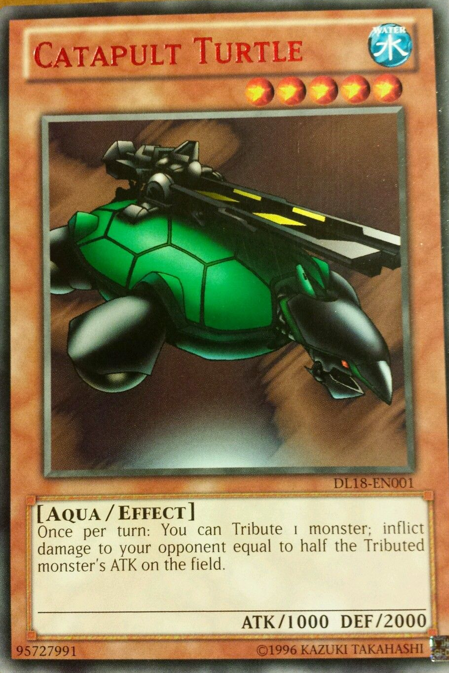 Catapult Turtle (Red) [DL18-EN001] Rare | GnG Games