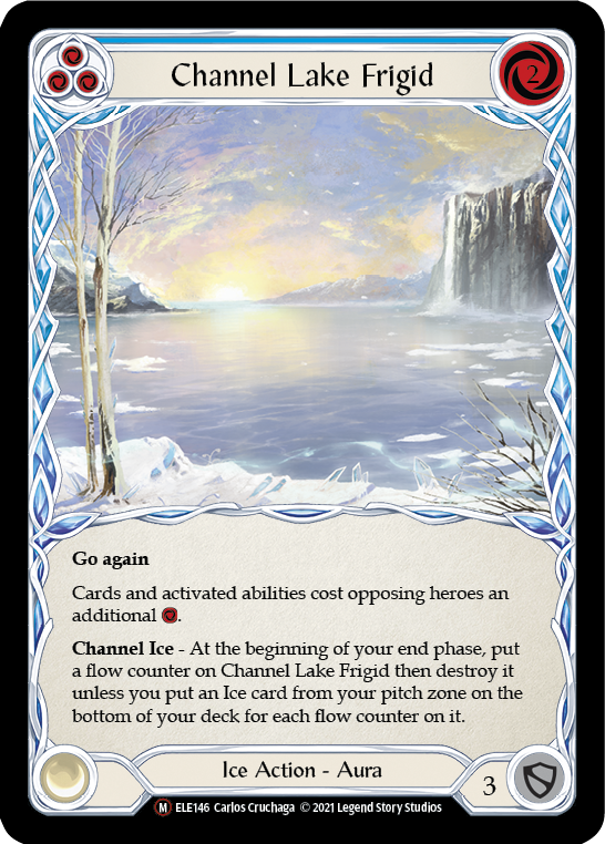 Channel Lake Frigid [U-ELE146] Unlimited Rainbow Foil | GnG Games