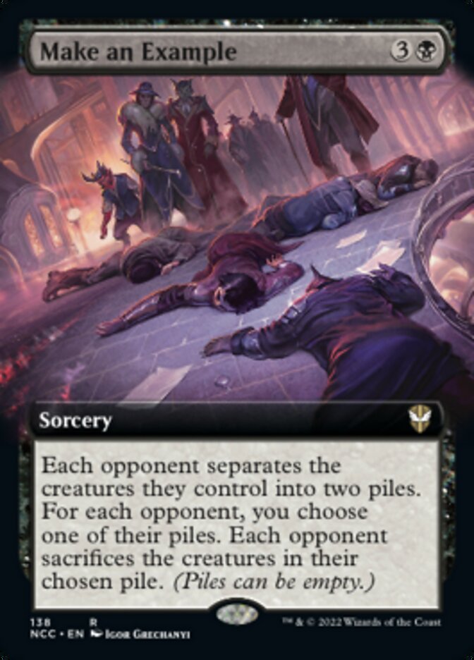 Make an Example (Extended Art) [Streets of New Capenna Commander] | GnG Games