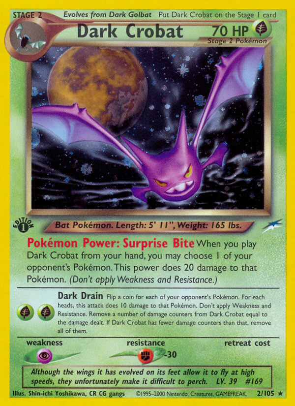 Dark Crobat (2/105) [Neo Destiny 1st Edition] | GnG Games