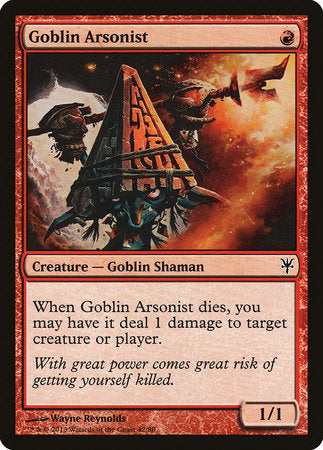 Goblin Arsonist [Duel Decks: Sorin vs. Tibalt] | GnG Games