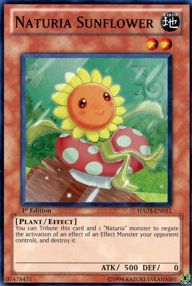 Naturia Sunflower [HA03-EN011] Super Rare | GnG Games