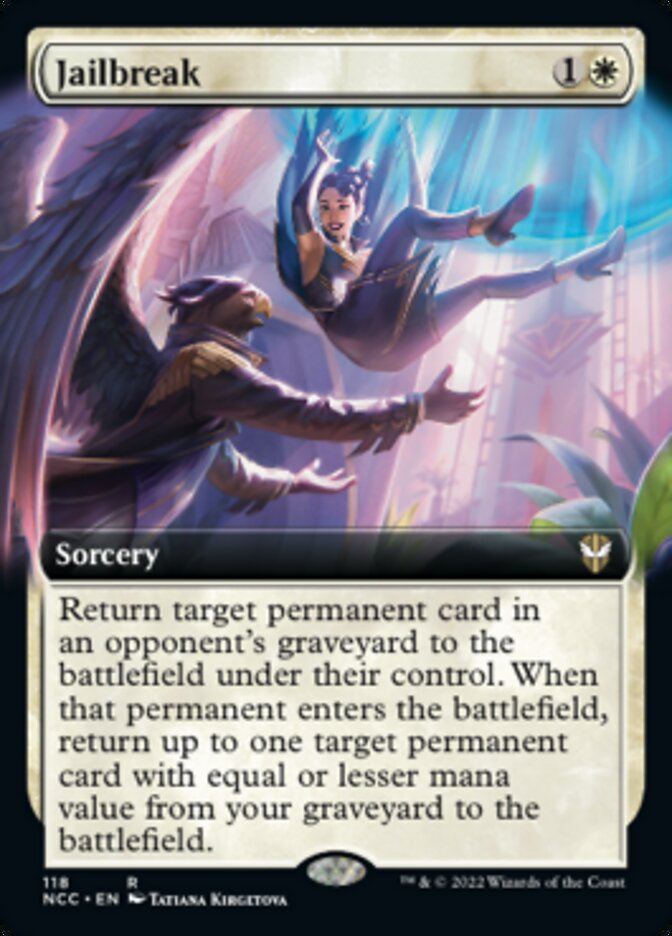 Jailbreak (Extended Art) [Streets of New Capenna Commander] | GnG Games