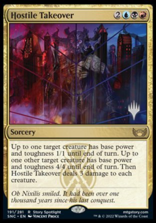 Hostile Takeover (Promo Pack) [Streets of New Capenna Promos] | GnG Games