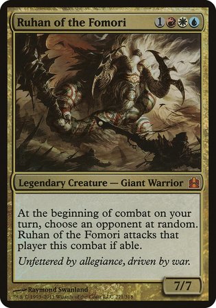 Ruhan of the Fomori (Oversized) [Commander 2011 Oversized] | GnG Games